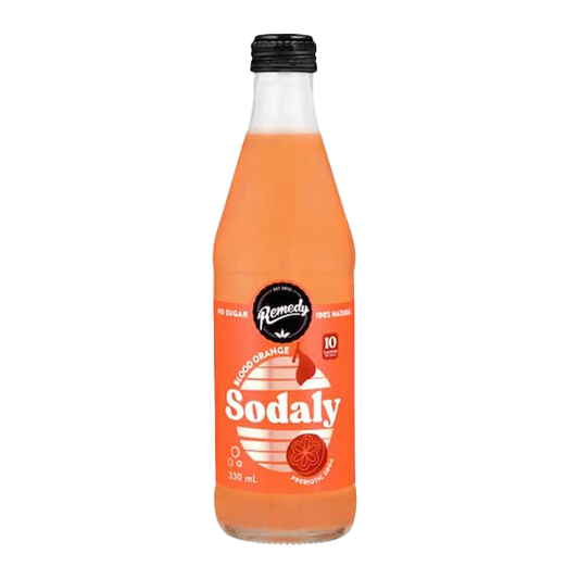 Remedy Drinks Sodaly Blood Orange 330ml | Harris Farm Markets Online