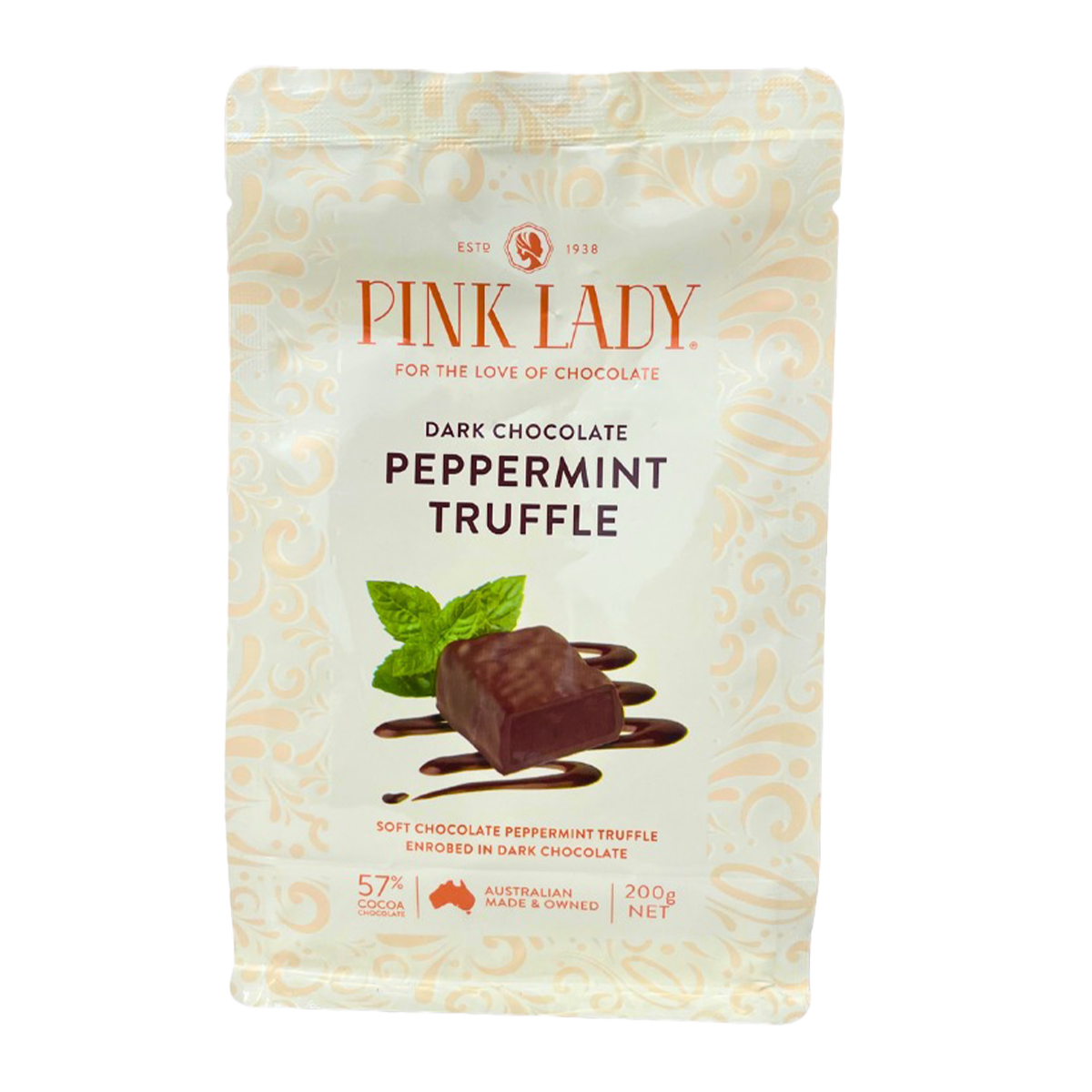 Pink Lady Dark Chocolate Peppermint Truffle 200g