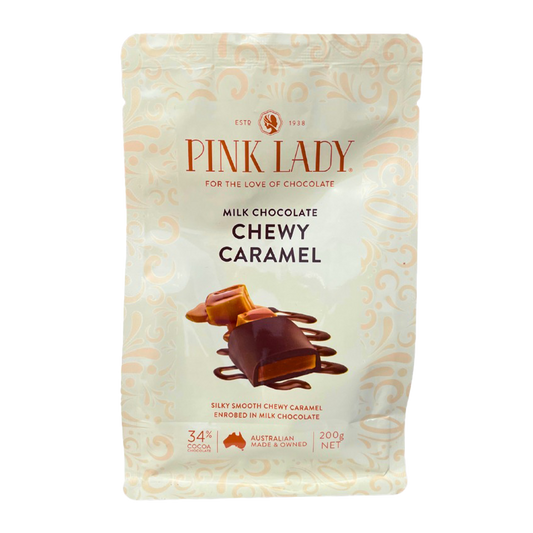 Pink Lady Milk Chocolate Chewy Caramel 200g