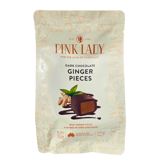 Pink Lady Dark Chocolate Ginger Pieces 200g