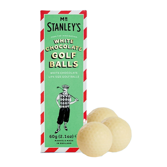 Mr Stanleys White Chocolate Golf Balls 60g