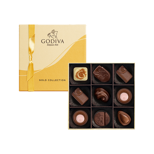 Godiva Gold Collection Gift Box 9pcs
