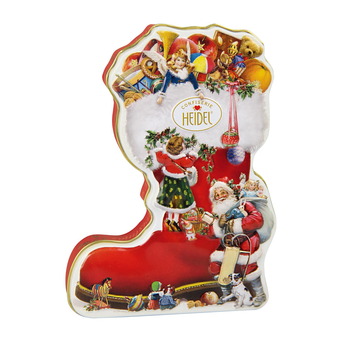 Confiserie Heidel Milk Chocolate Balls Christmas Boot 63g