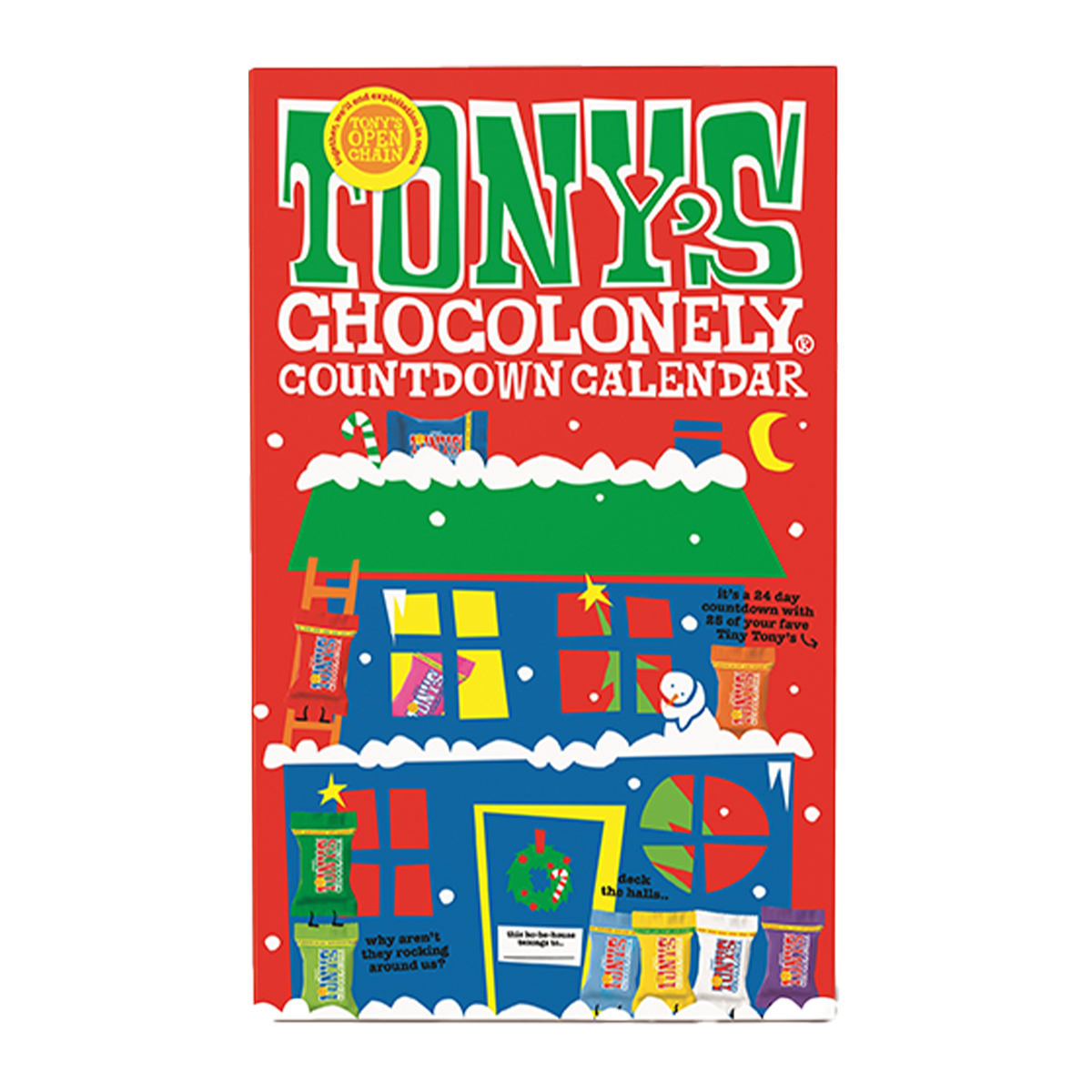 Tony's Chocolonely Countdown Advent Calendar 225g