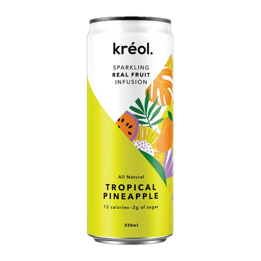 Kreol Sparkling Tropical Pineapple 330ml