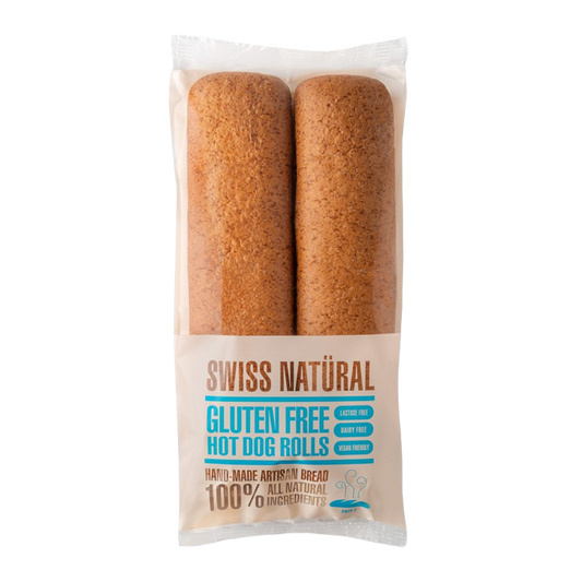 Swiss Natural Gluten Free Hotdog Rolls x2 200g