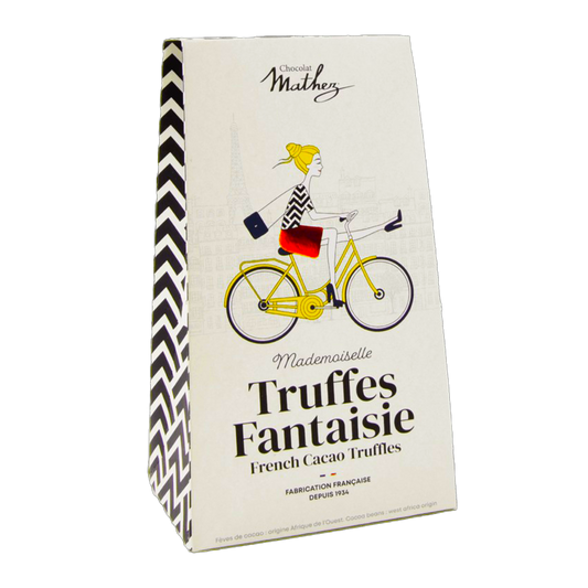 Chocolate Mathez Truffes Fantaisie French Cacao Truffles Bicycle 100g