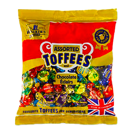 Walkers Toffees & Chocolate Eclairs Assorted 1kg
