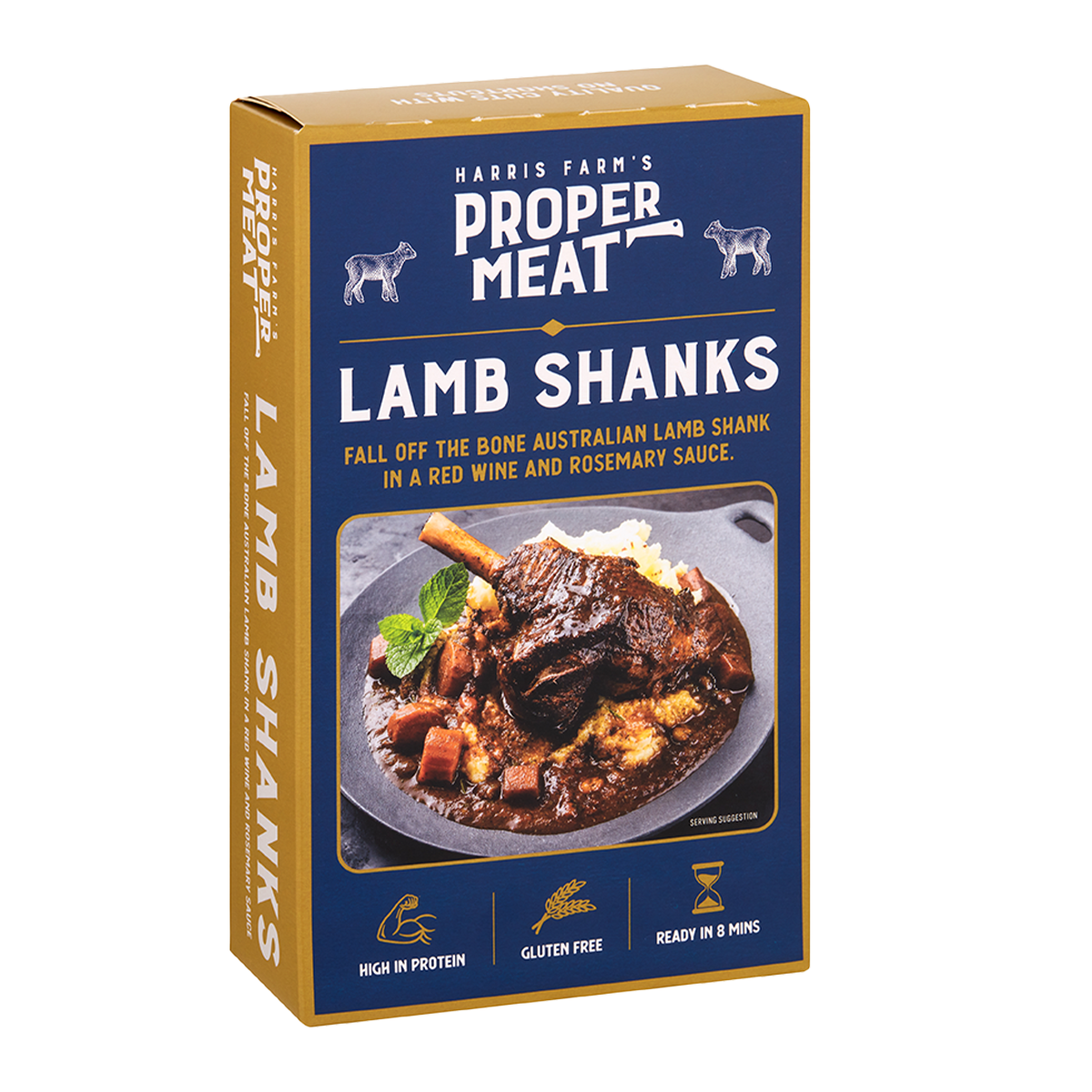 Proper Meat Lamb Shanks in Rosemary Sauce 900-1.2kg