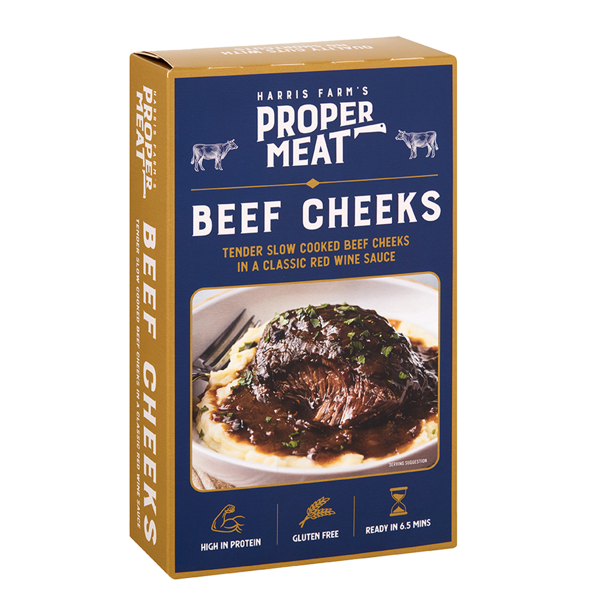 Proper Meat Beef Cheeks in Red Wine Gravy 700-1kg