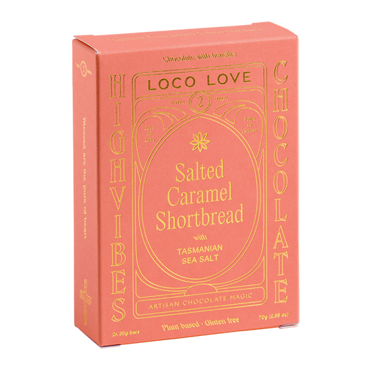 Loco Love Salted Caramel Shortbread 70g