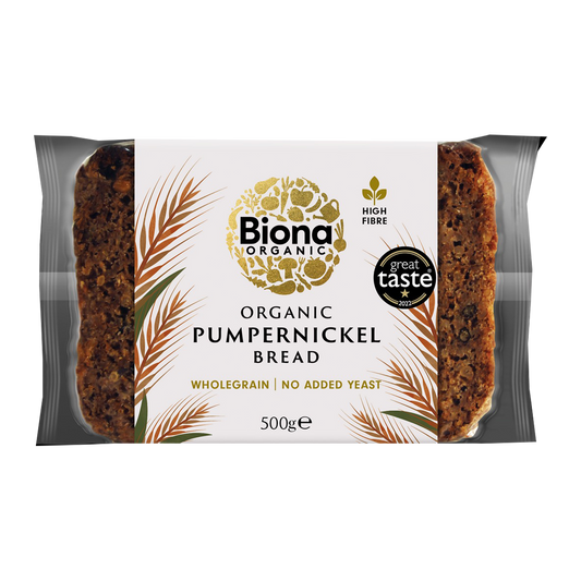 Biona Organic Pumpernickel Bread 500g