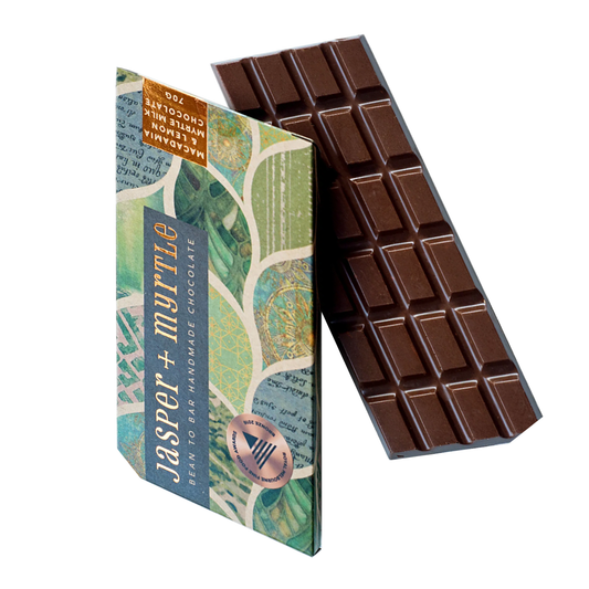 Jasper and Myrtle Dark Chocolate Macadamia 200g