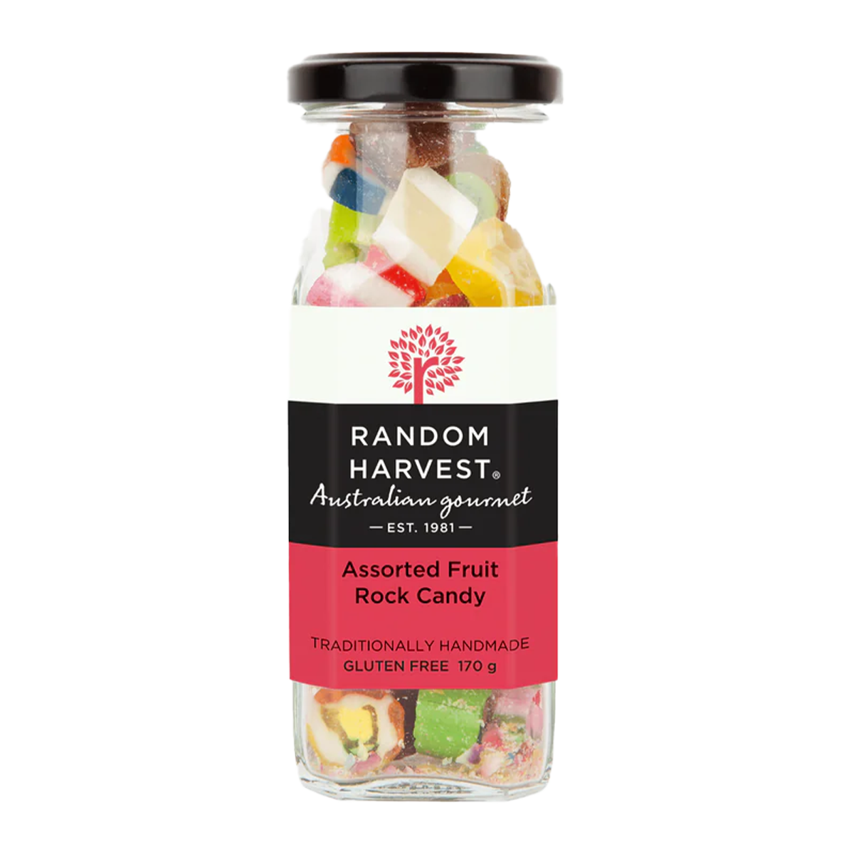 Random Harvest Assorted Fruit Rock Candy 170g