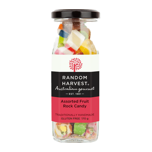Random Harvest Assorted Fruit Rock Candy 170g