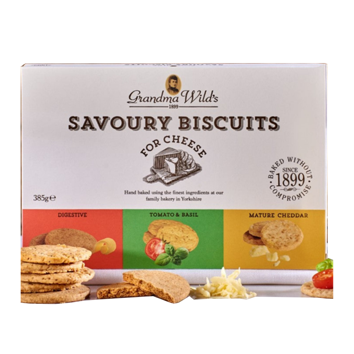 Grandma Wild Biscuits Savoury Box 385g
