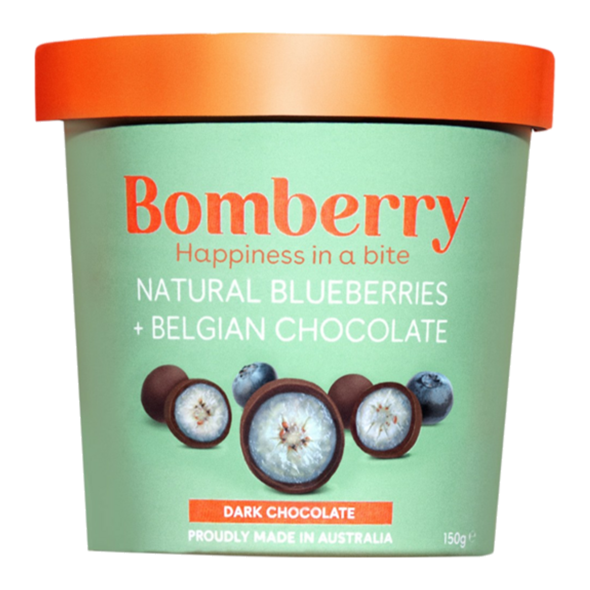 Bomberry Blueberries in Dark Chocolate 150g