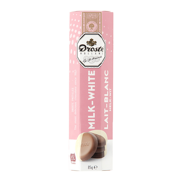 Droste Rolls Milk White Chocolate 85g