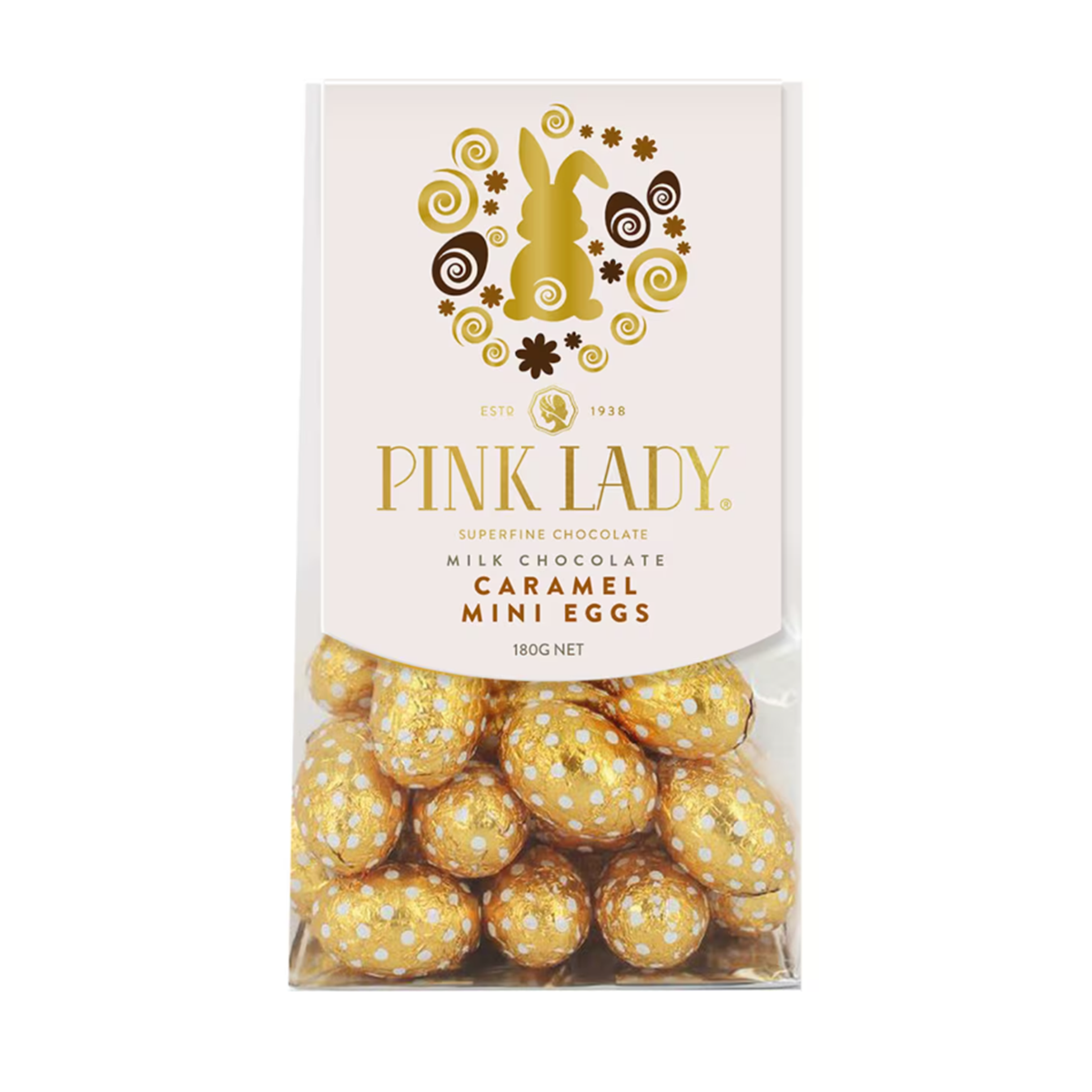 Pink Lady Caramel Mini Eggs Bag 180g