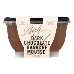 Lush Desserts Dark Choc Ganache Mousse 250g