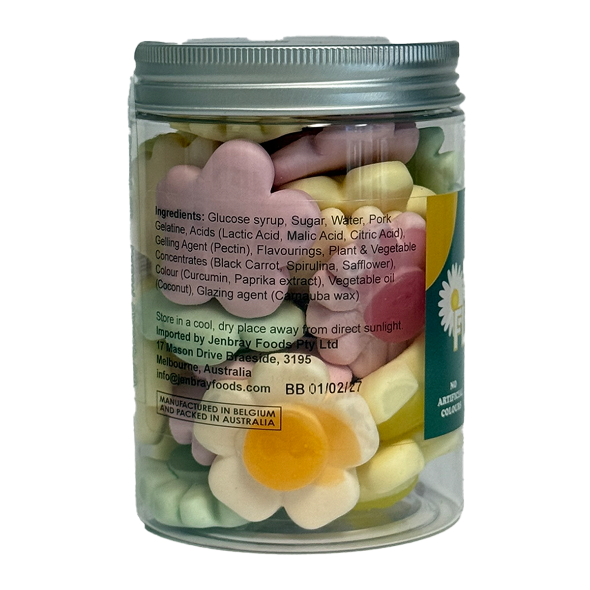 Mason Sweets Co. Flowers Gummies Jar 185g