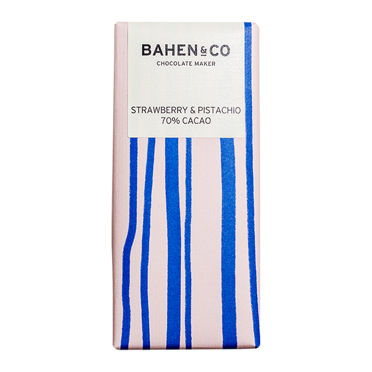 Bahen and Co Strawberry & Pistachio Chocolate 75g