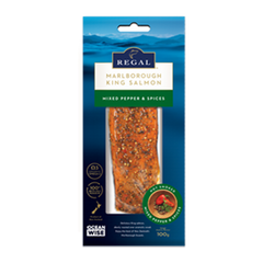 Regal Hot Smoked Salmon Pepper 100g