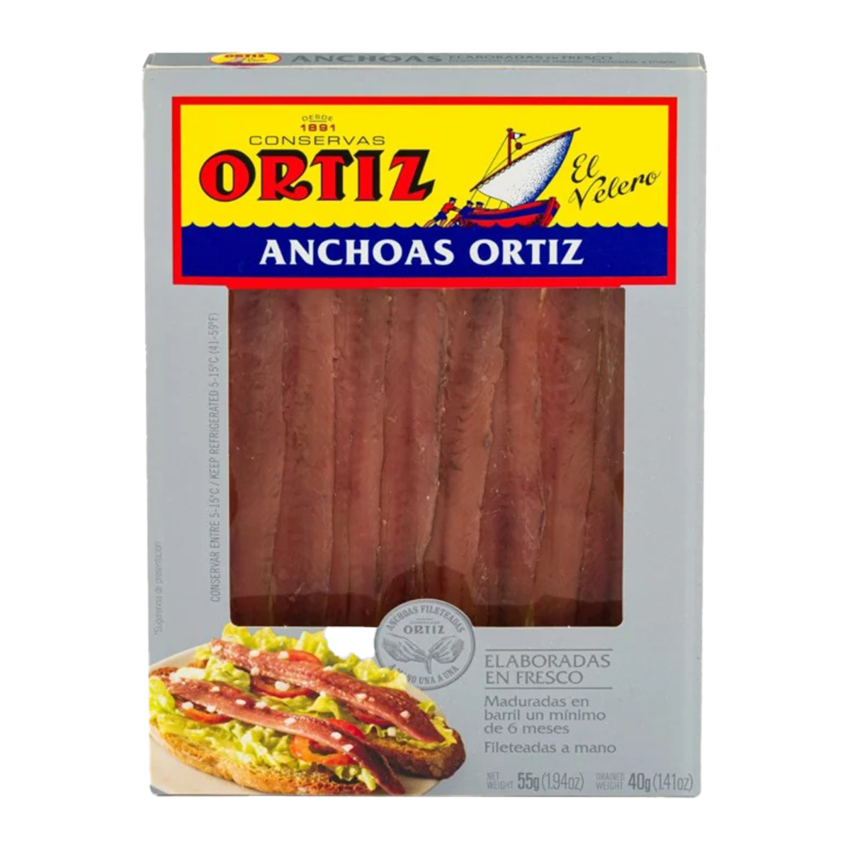 Ortiz Anchovies 55g