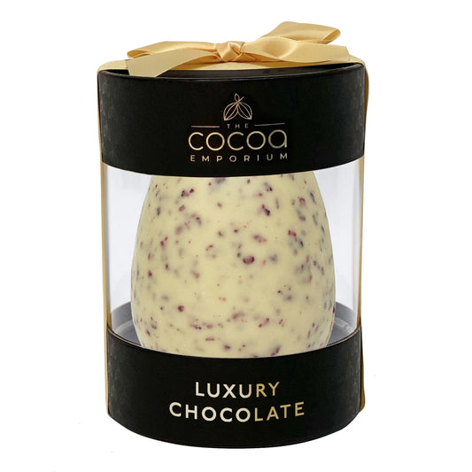 The Cocoa Emporium White Chocolate Berry Egg 180g