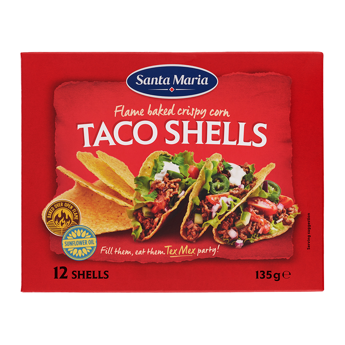 Santa Maria Taco Shells x12 135g