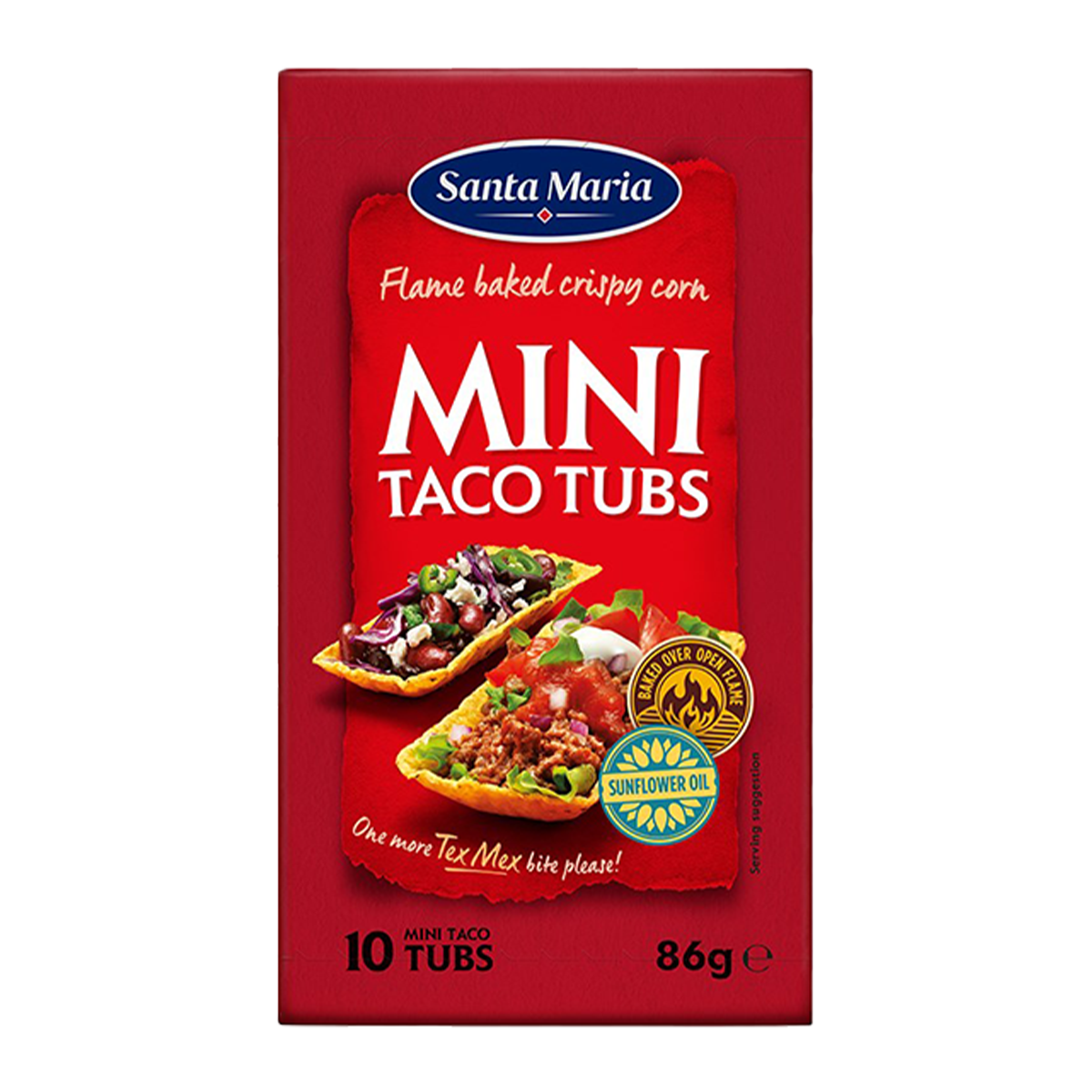 Santa Maria Mini Taco Tubs x10 86g