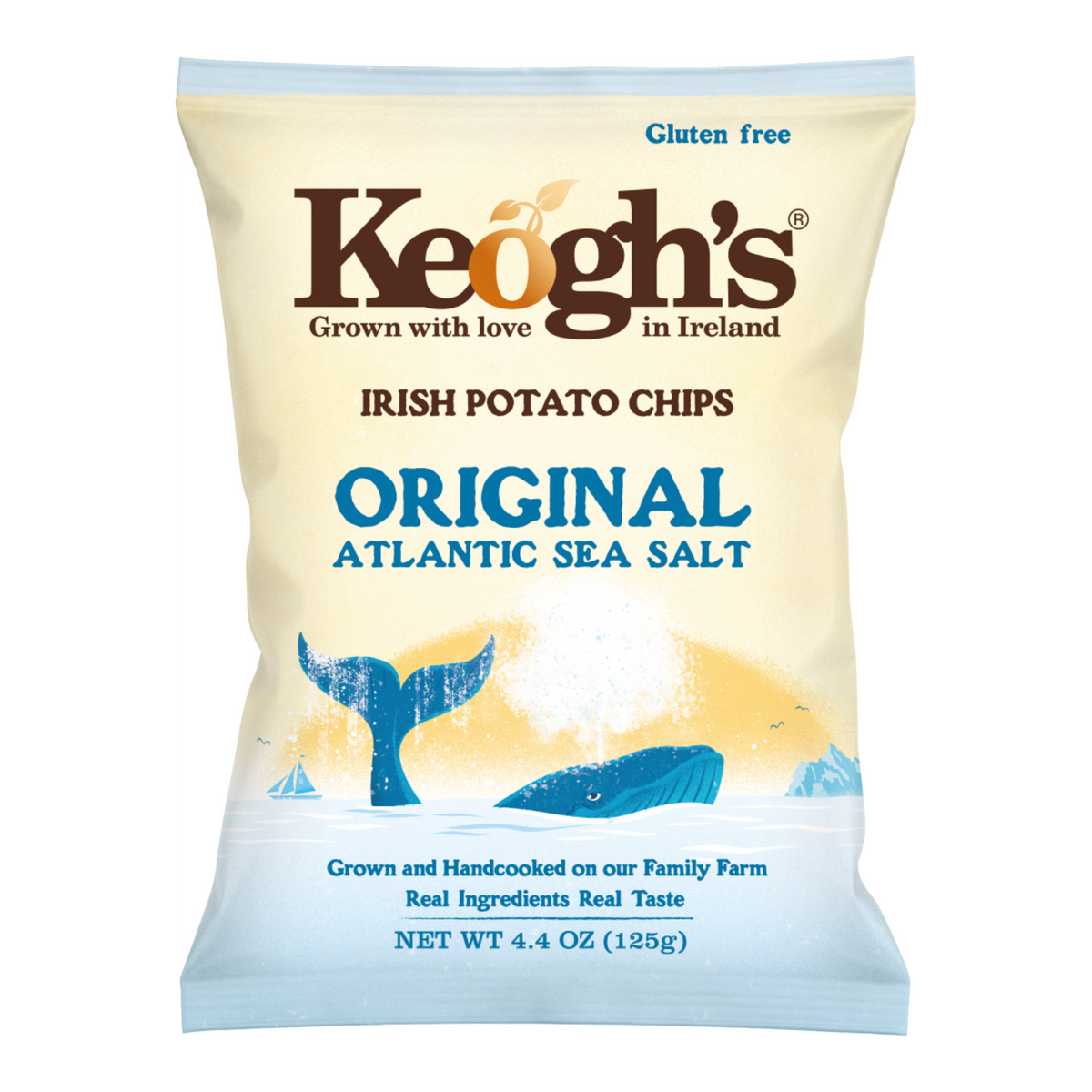 Keoghs Original Atlantic Sea Salt Chips 125g