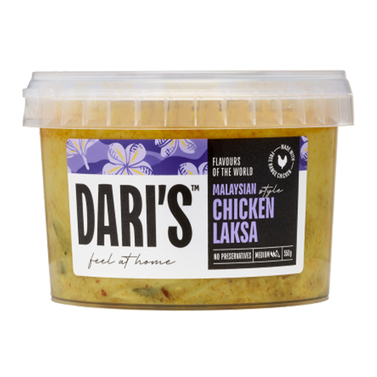 Dari's Malaysian Style Chicken Laksa Soup 550g