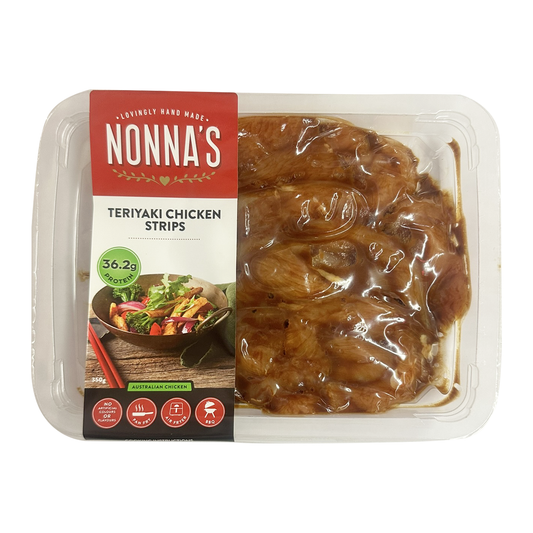 Nonna's Teriyaki Chicken Strips 350g