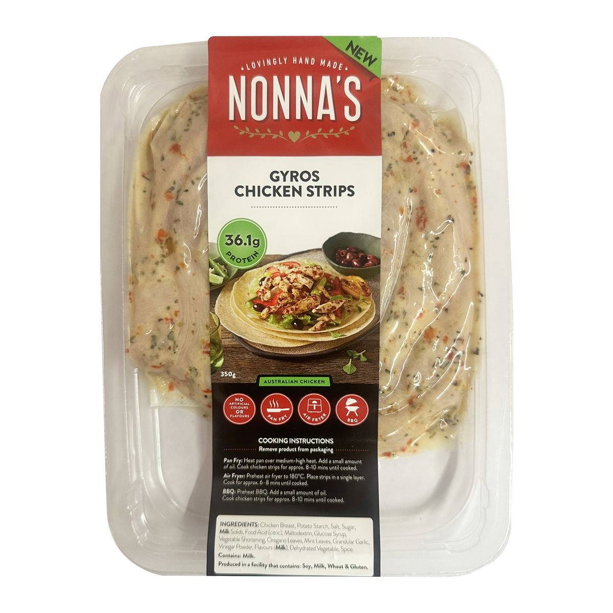 Nonna's Gyros Chicken Strips 350g
