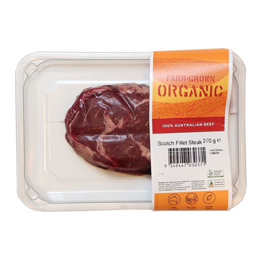 Farm Grown Organic Scotch Fillet Steak 270g | Harris Farm Markets Online