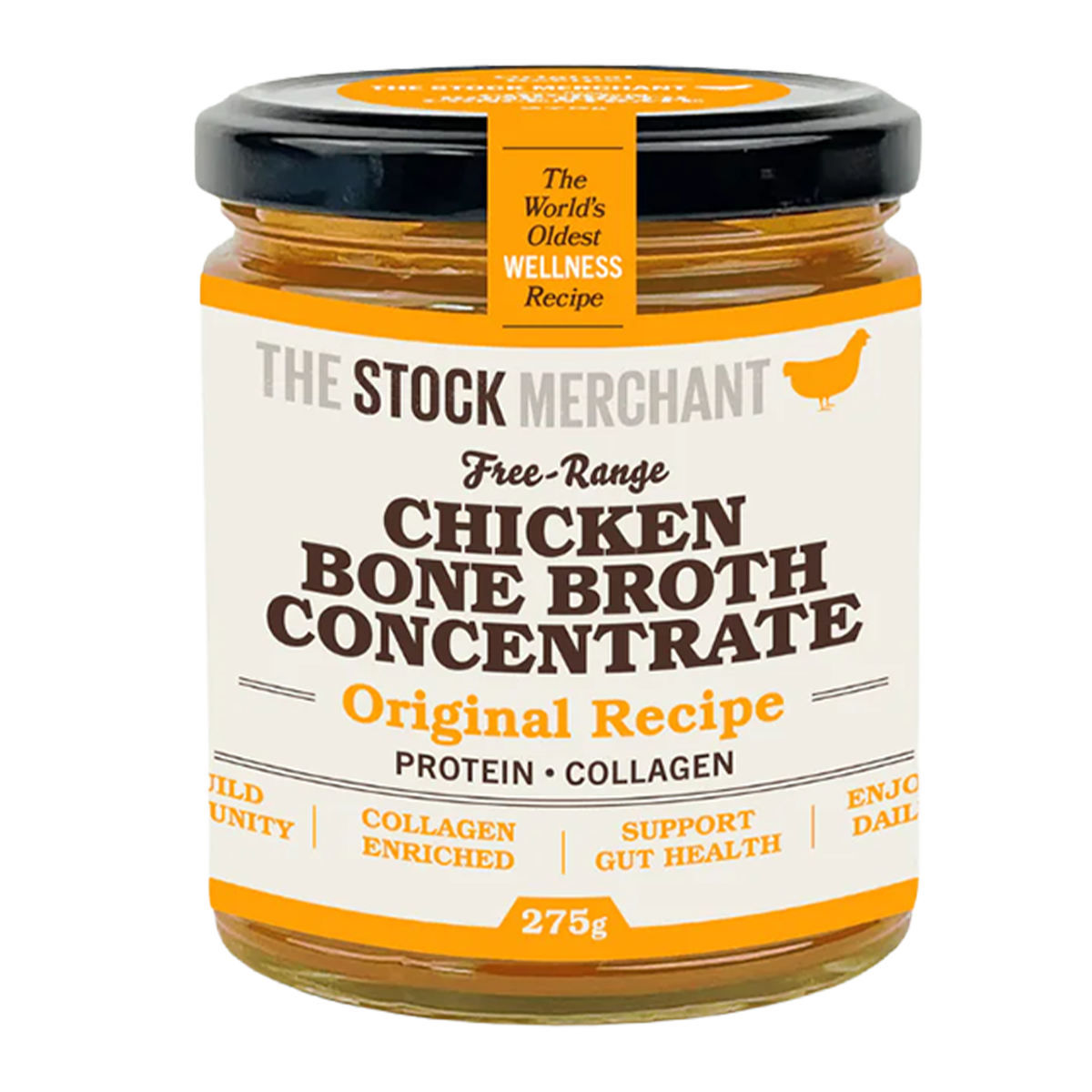 The Stock Merchant Free Range Chicken Bone Broth Concentrate 275g