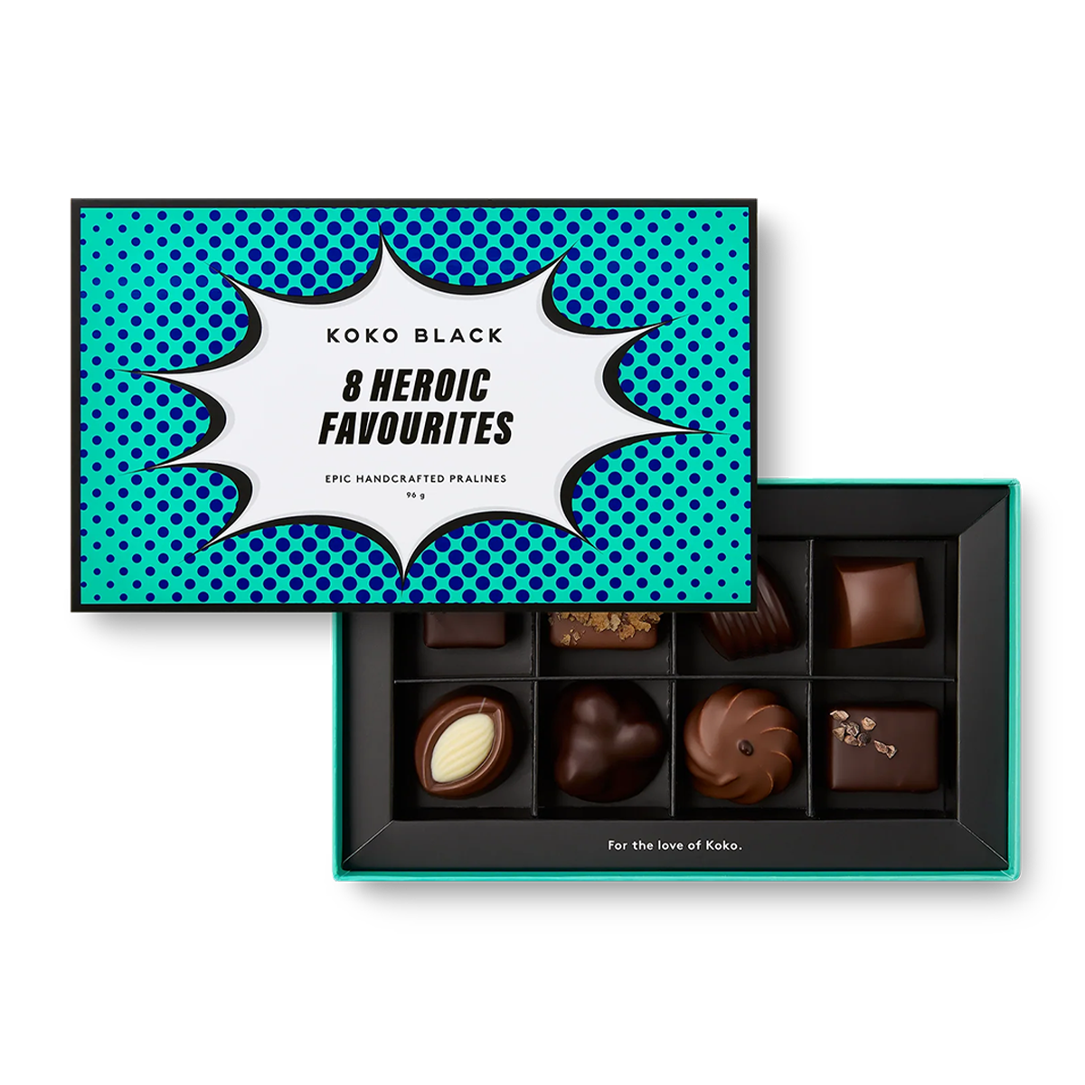 Koko Black Heroic Favourites Praline x8 96g