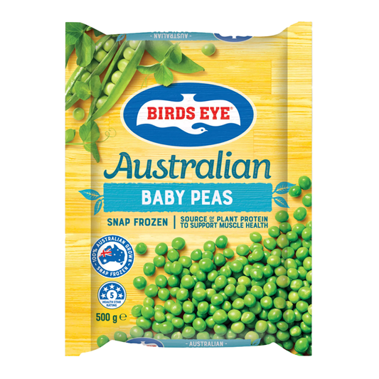 Birds Eye Frozen Snap Baby Peas 500g
