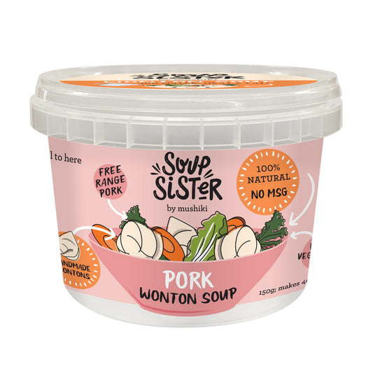 Soup Sisters Pork Wonton Soup 150g