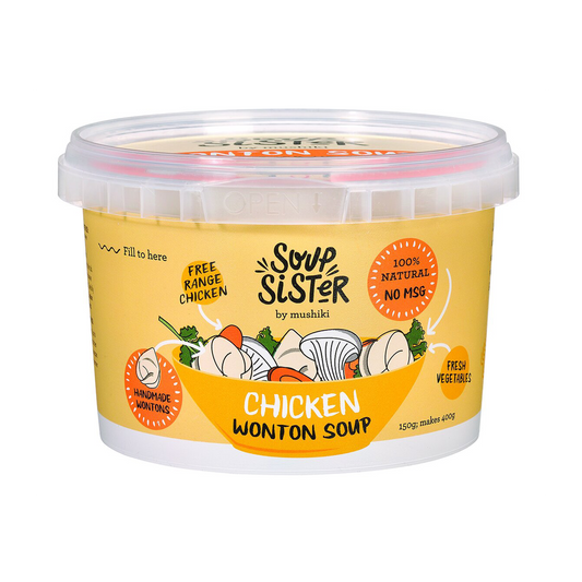 Soup Sisters Chicken Wonton Soup 150g