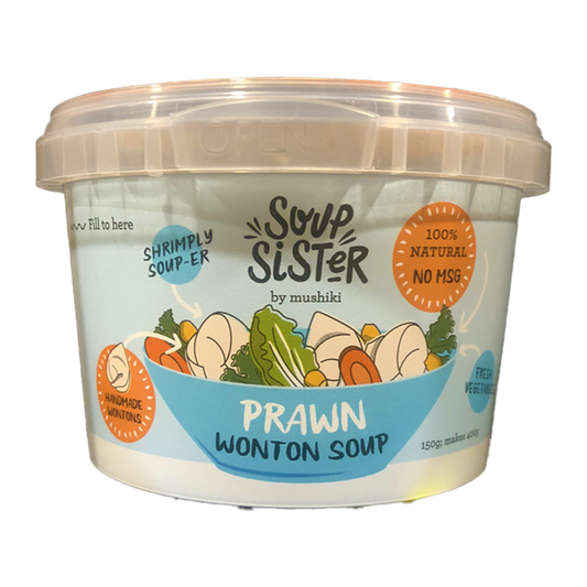 Soup Sisters Prawn Wonton Soup 150g