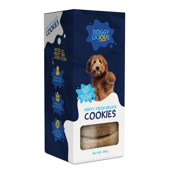 Doggylicious Fresh Breath Cookies 180g