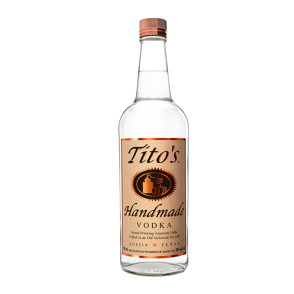 Tito's Handmade Vodka 38% Alc 700ml