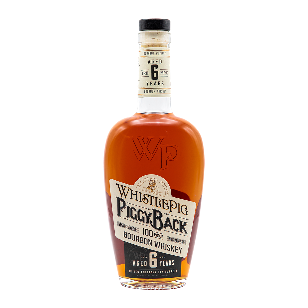 WhistlePig Piggy Back Bourbon Whiskey 50% Alc 750ml