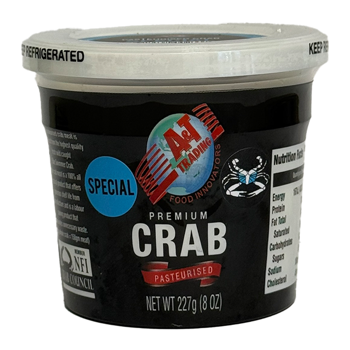 A&T Trading Blue Swimmer Crab Special 227g