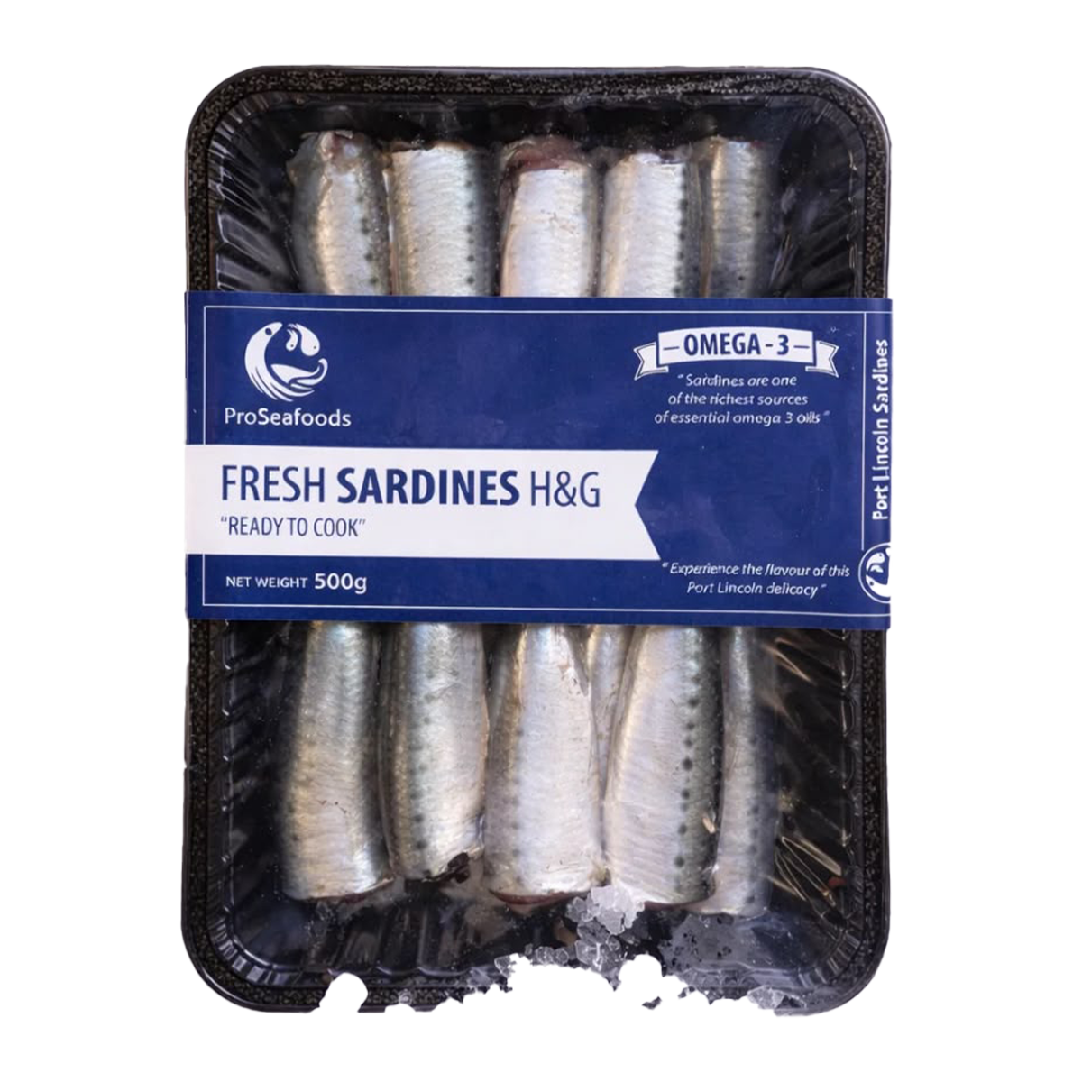 Fish in the Family Sardines Cleaned and Head Off + Gutted min 500g