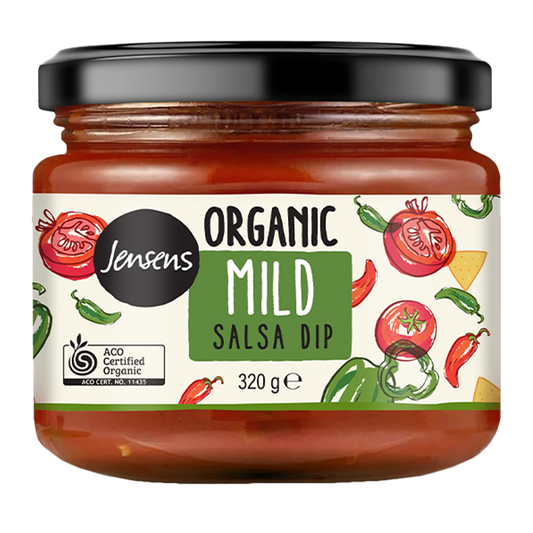 Jensens Organic Salsa Dip Mild 320g
