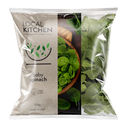 Local Kitchen Baby Spinach 120g