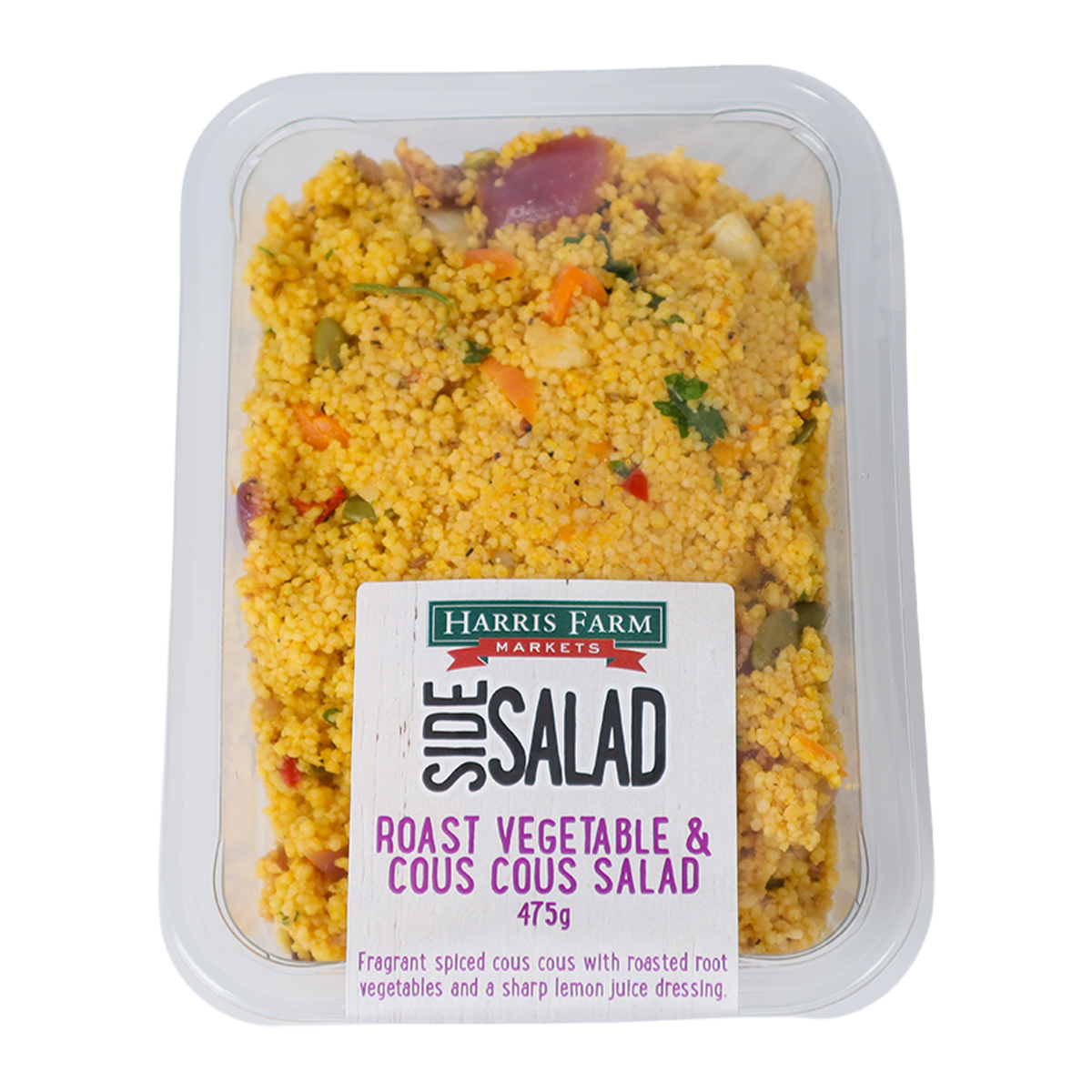 Harris Farm Side Salad Roast Vegetable and Cous Cous Salad 475g